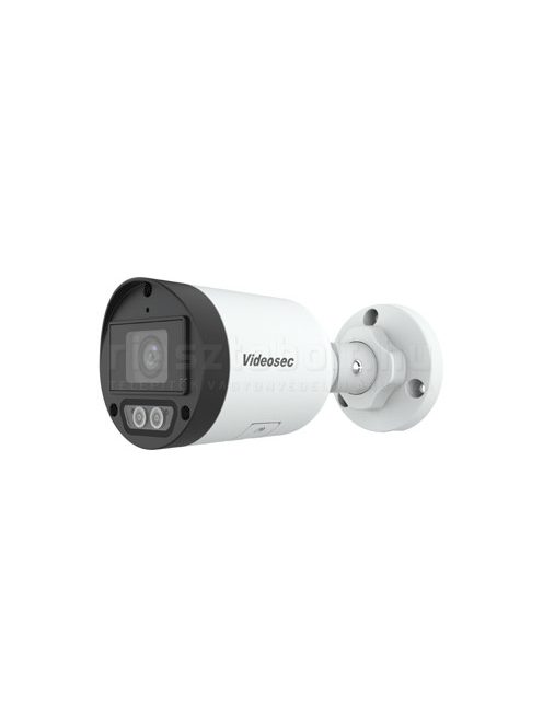 Videosec IPW-2124SA-28DL cső IP kamera (4MP, StarLight, FullColor, IR30m, LED30m, 2.8mm, POE, SD, Mikrofon)