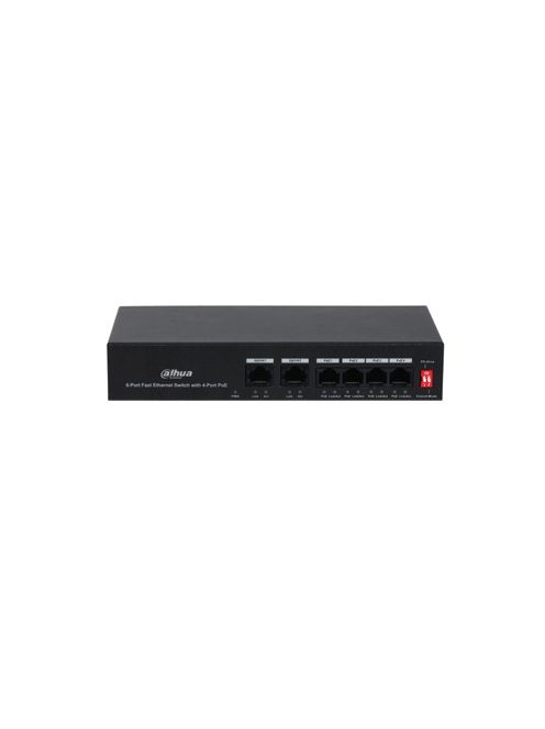 Dahua PFS3006-4ET-36 POE switch (4 POE port, 36W, 2 uplink)