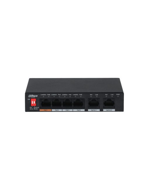 Dahua PFS3006-4ET-60 POE switch (4 POE port, 60W, 2 uplink)