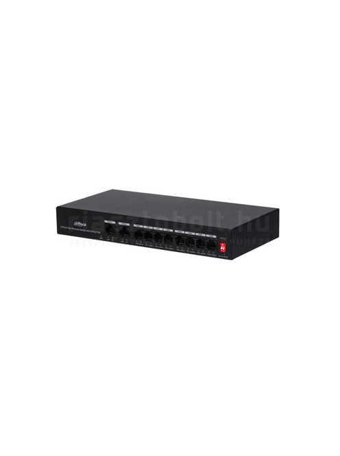 Dahua PFS3010-8ET-65 POE switch (8 POE port, 65W, 2 uplink)