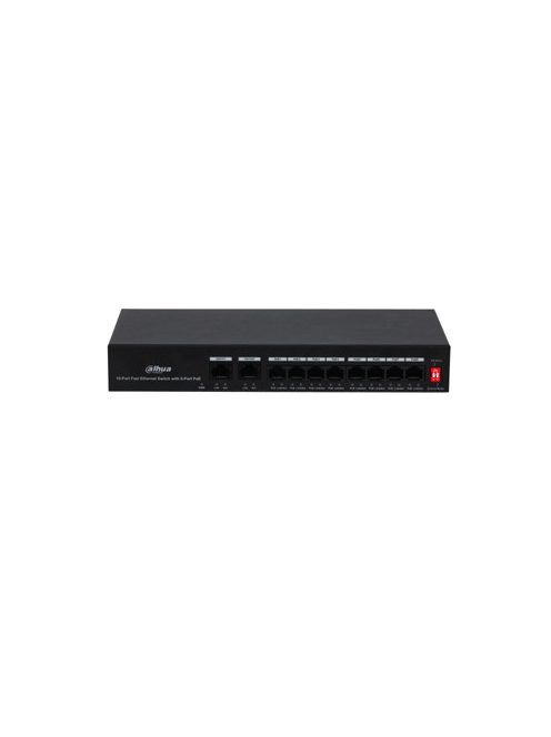 Dahua PFS3010-8ET-65 POE switch (8 POE port, 65W, 2 uplink)