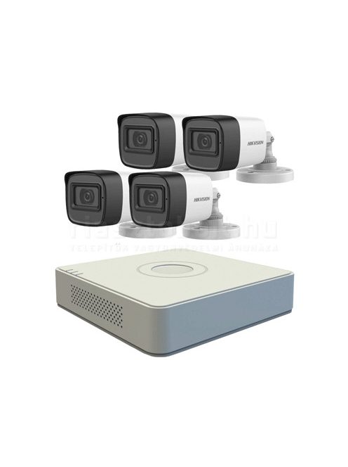 Hikvision HD Mini-4Plusz CSŐ kameraszett (kamera + rögzítő)